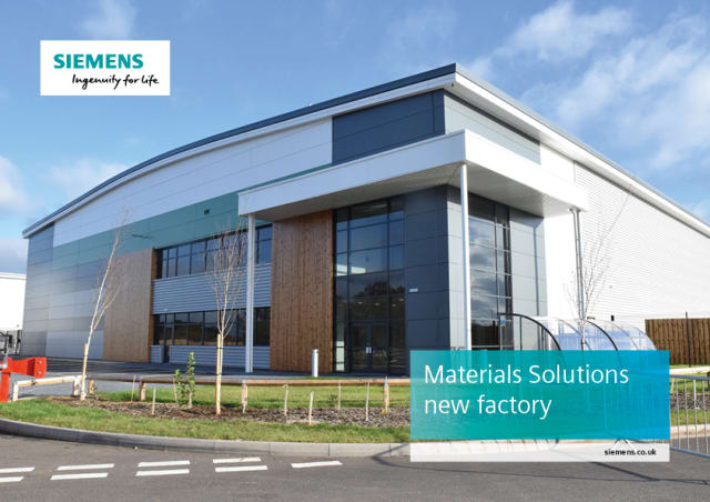 The factory that 3D printing built. Siemens will invest €30 million in this Material Solutions facility with the goal of being first in metal 3D printing. (Image courtesy of Siemens.)