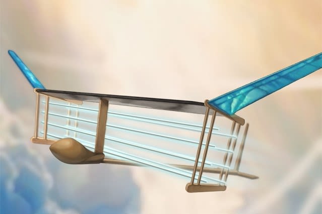 Concept design for an aircraft propelled by ionic wind. Image Credit: MIT Electric Aircraft Initiative